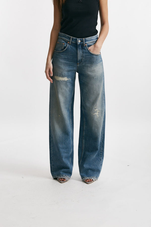 jeans boyfit pop lavaggio medio women Department five