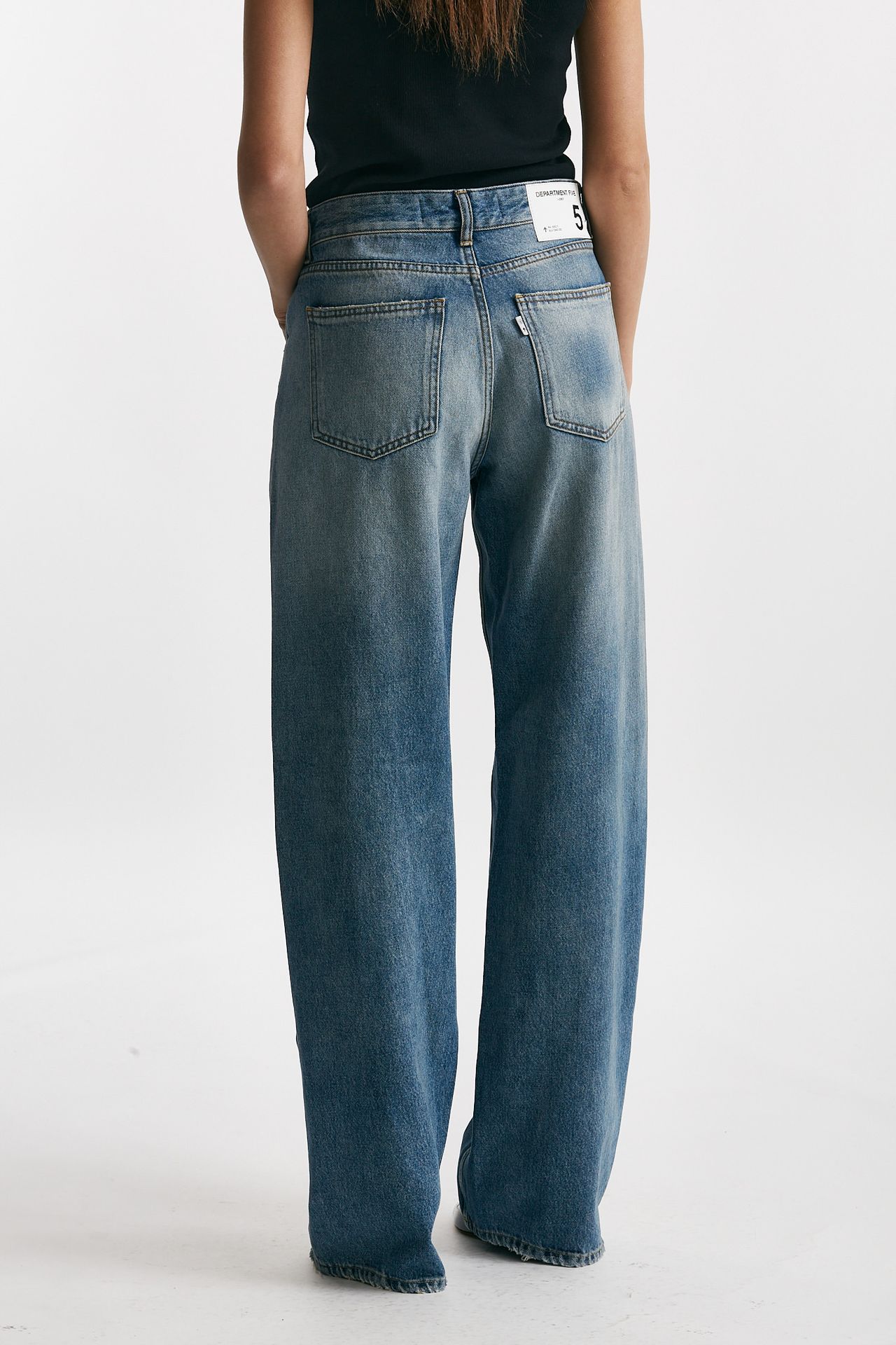jeans boyfit pop lavaggio medio women Department five - 2