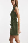 abito corto keen verde militare women Department five - 2