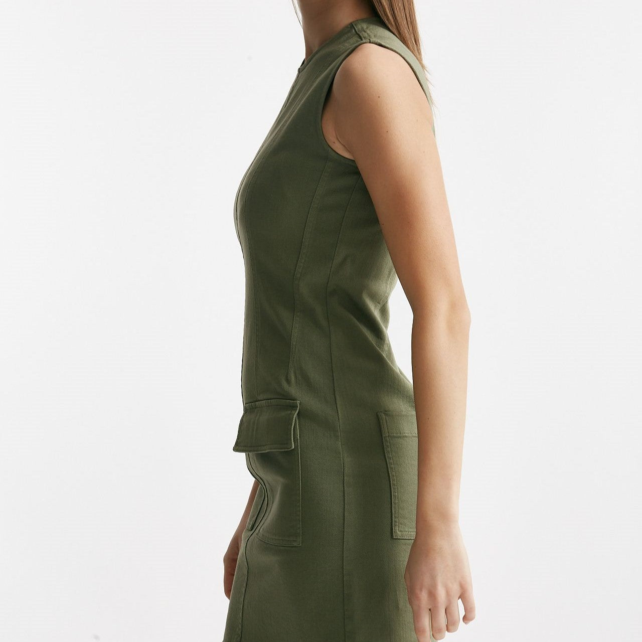 abito corto keen verde militare women Department five - 7