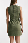 abito corto keen verde militare women Department five - 3