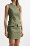 abito corto keen verde militare women Department five - 4