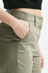 pantalone in cotone jettis verde chiaro women Department five - 3