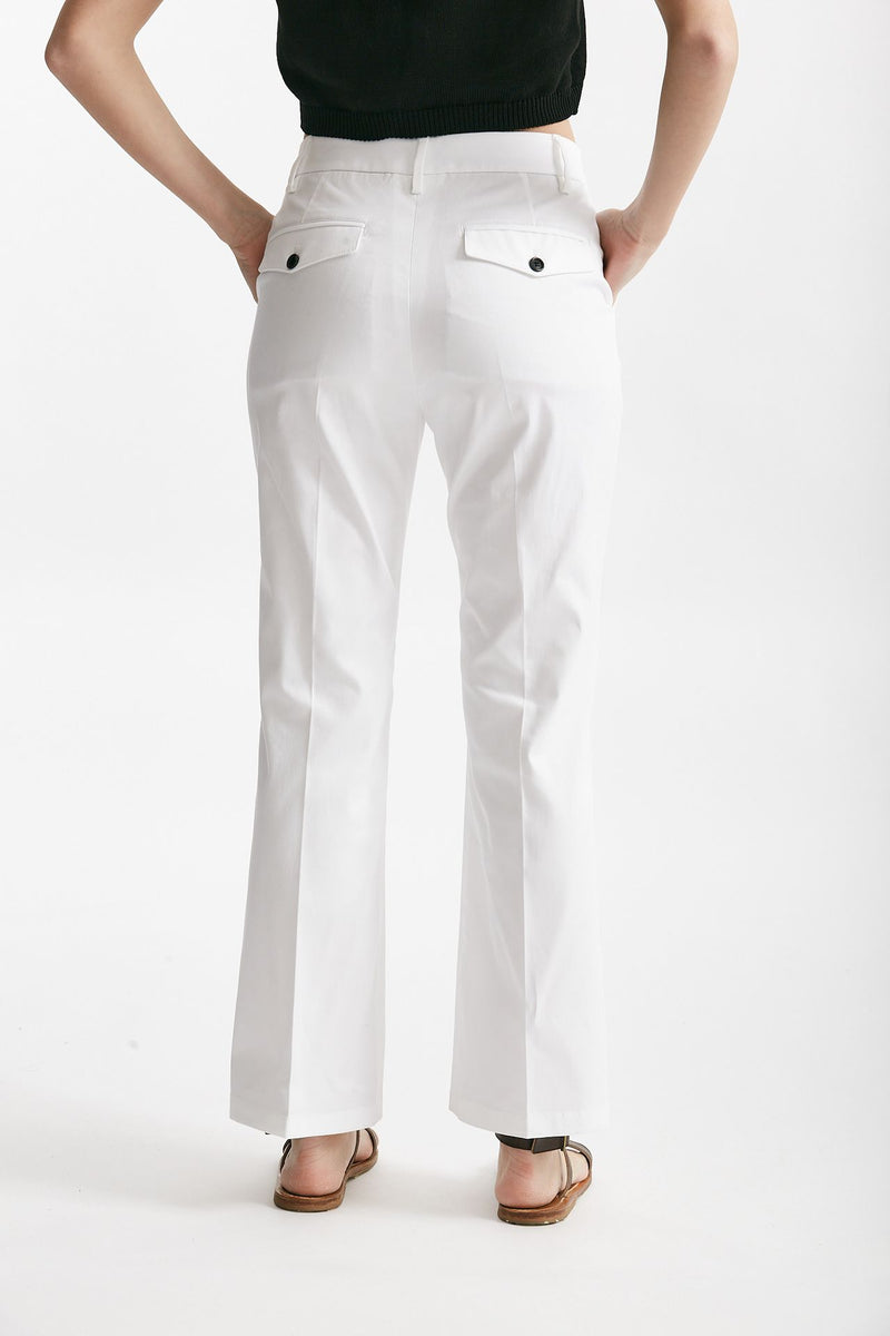 pantalone in cotone jettis bianco women Department five - 3