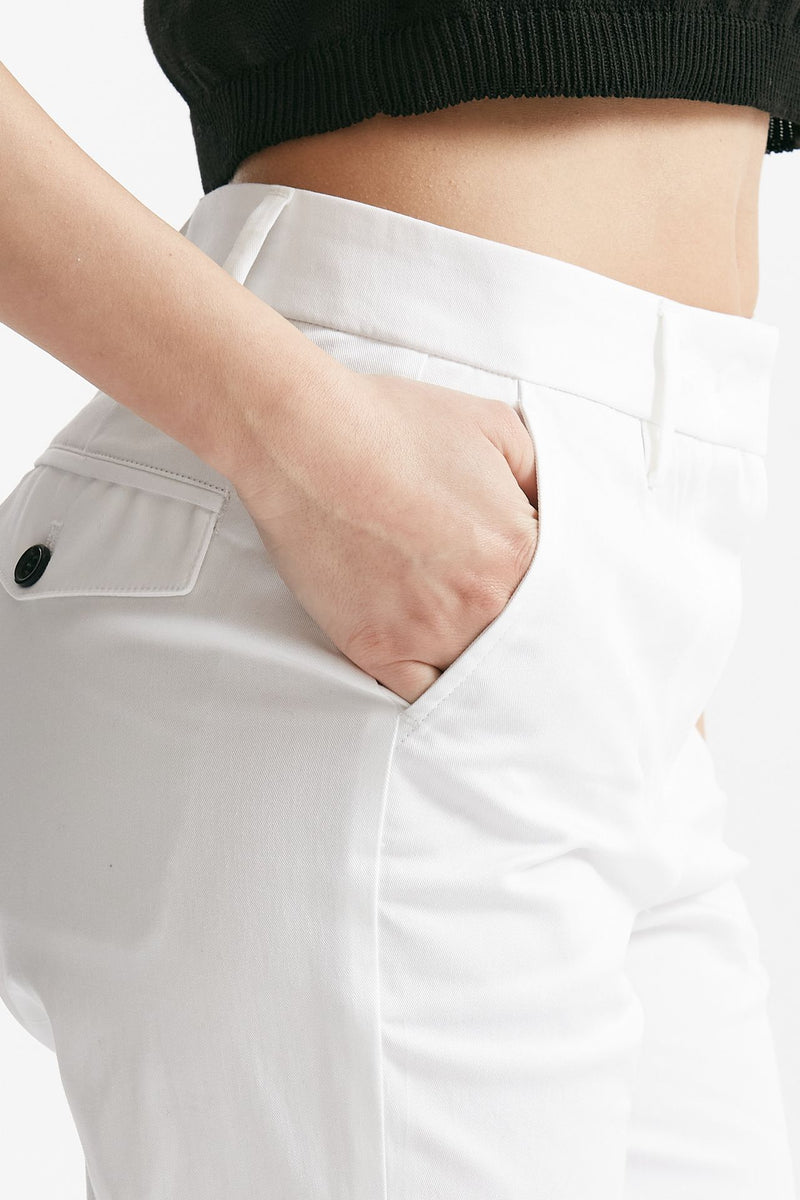 pantalone in cotone jettis bianco women Department five - 5