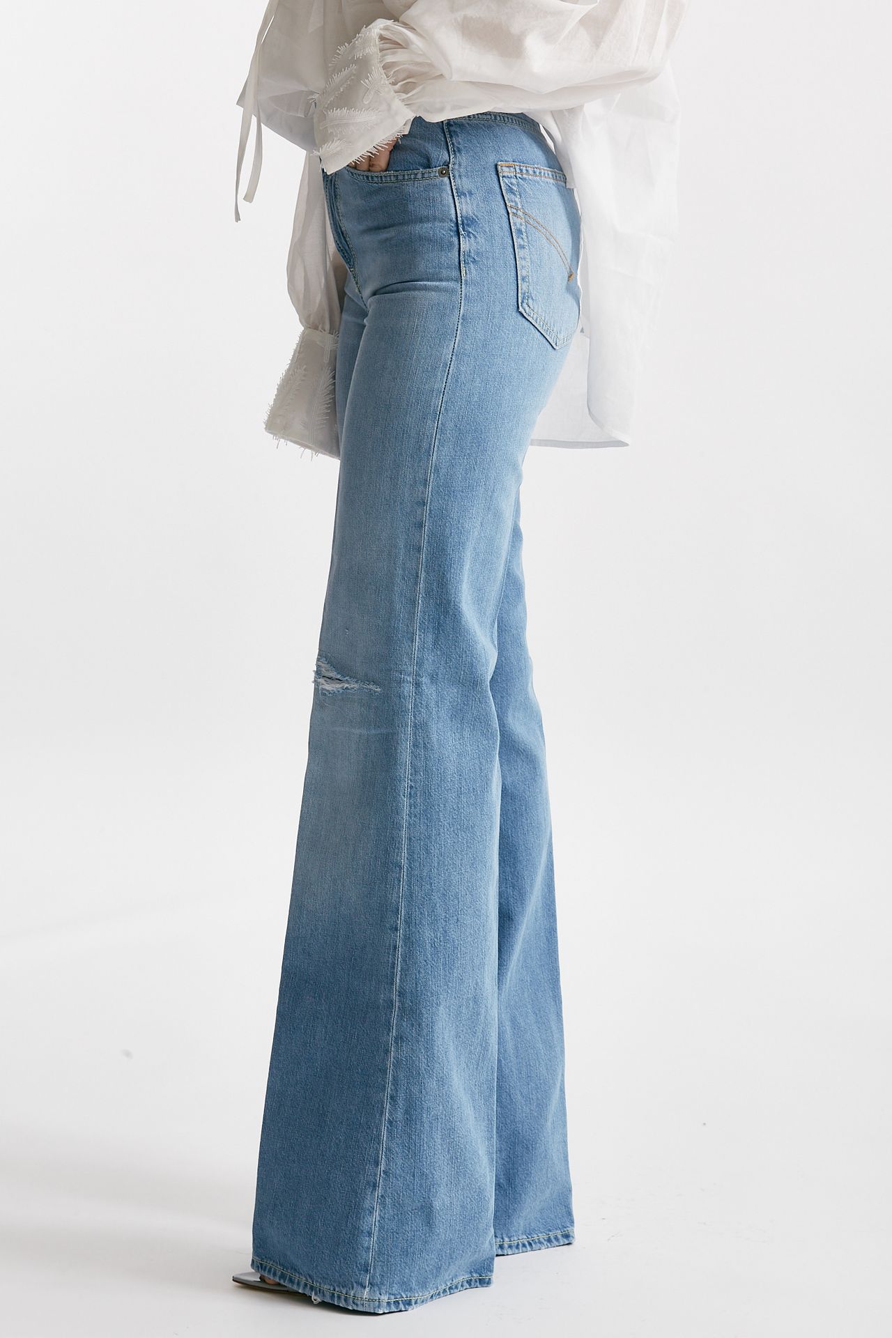 jeans palazzo amber denim chiaro women Dondup - 2