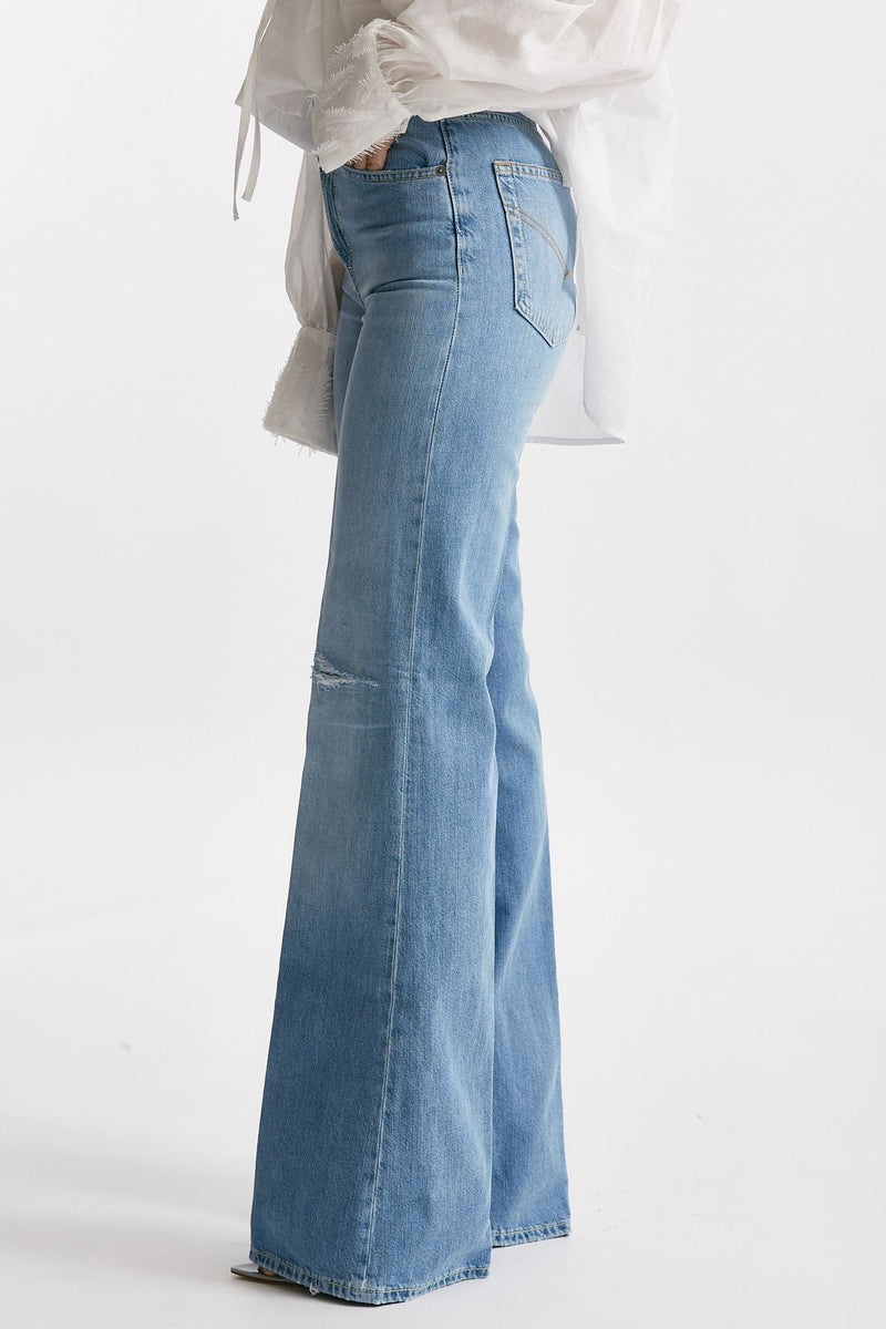 jeans palazzo amber denim chiaro women Dondup - 2