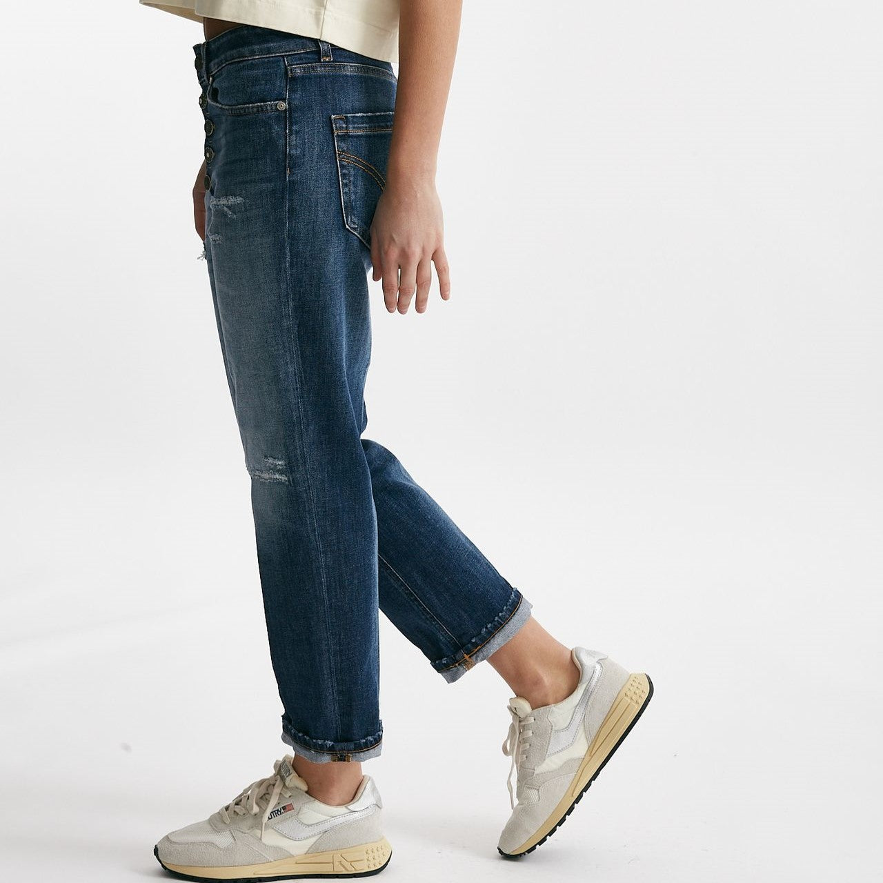 jeans loose fit koons lavaggio blu medio women Dondup - 10