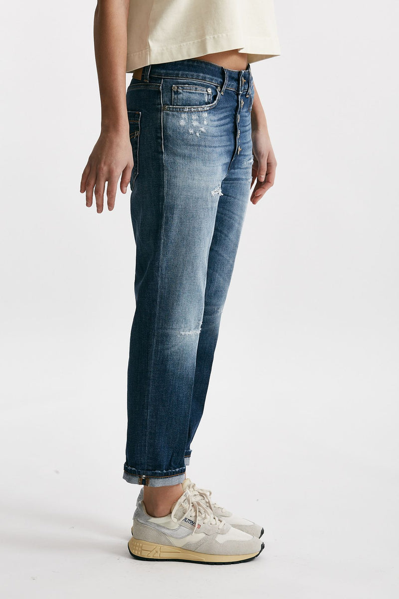 jeans loose fit koons lavaggio blu medio women Dondup - 4