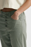 pantalone loose fit koons verde slavato women Dondup - 4