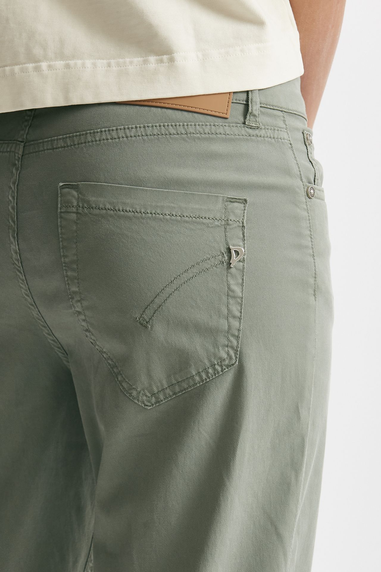pantalone loose fit koons verde slavato women Dondup - 5