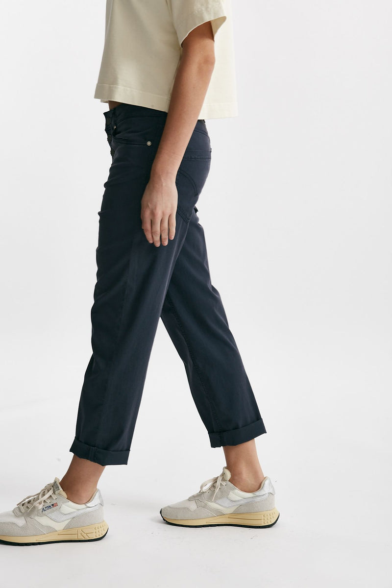 pantalone loose fit koons blu slavato women Dondup - 2