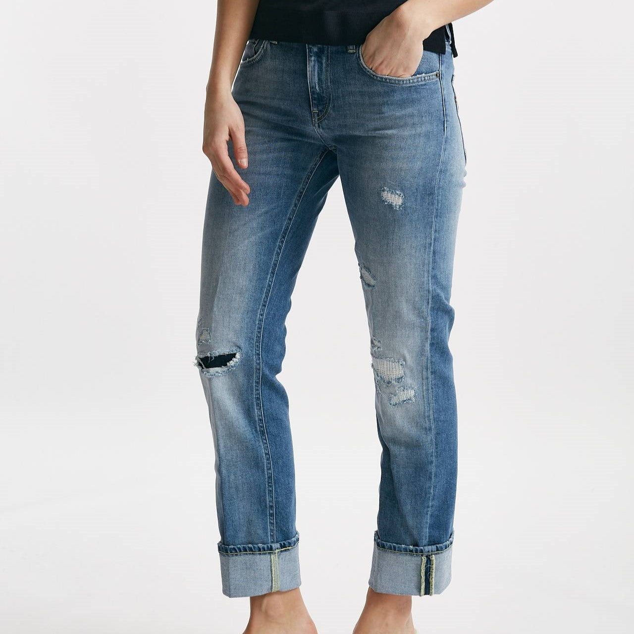 jeans slim coco lavaggio medio/chiaro women Dondup - 9