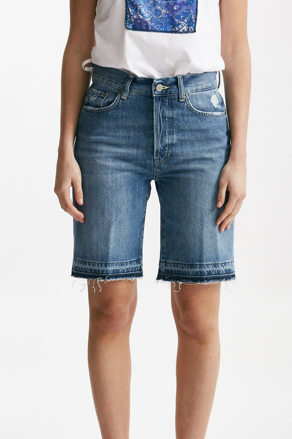 bermuda in jeans vita regolare women Dondup