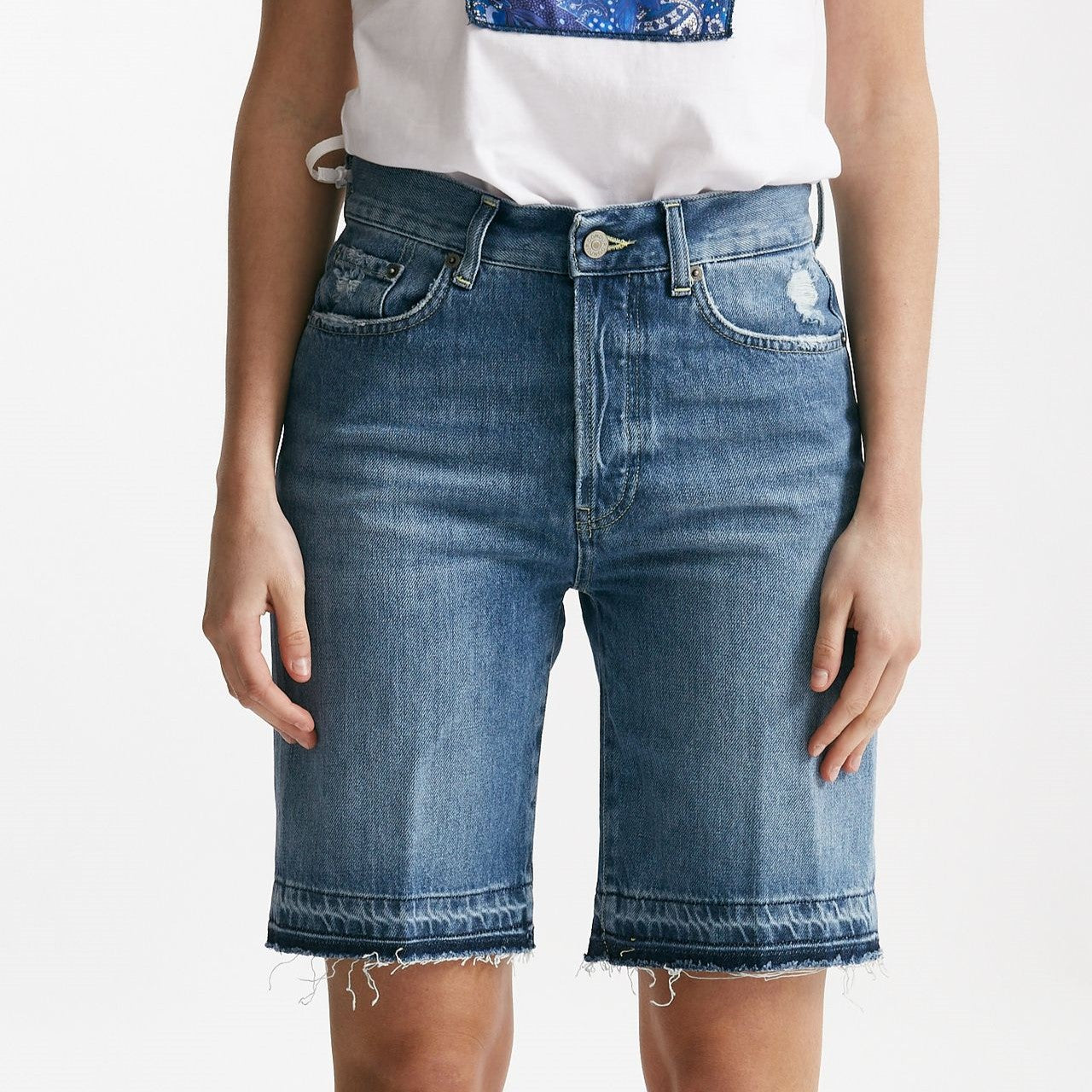 bermuda in jeans vita regolare women Dondup - 8