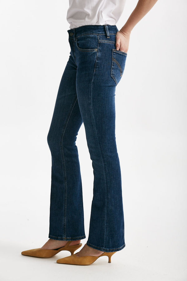 jeans flare bazz vita regolare women Dondup
