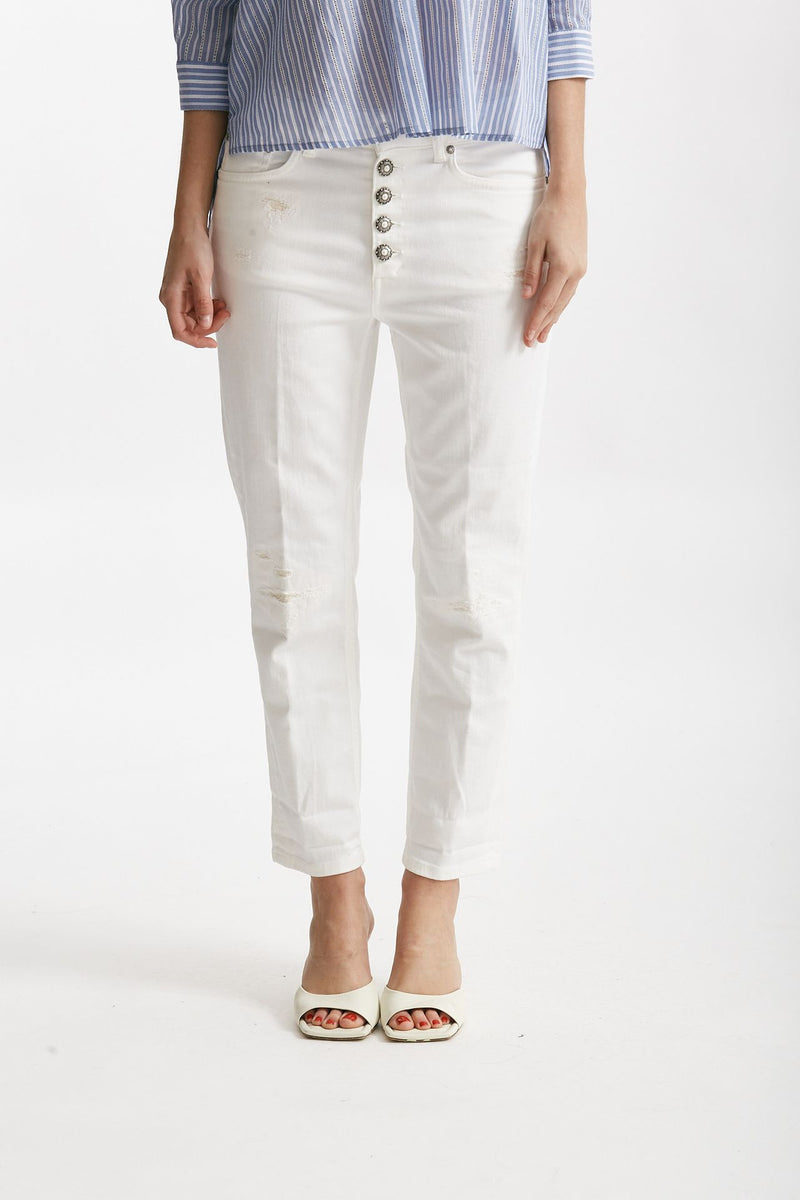jeans loose fit koons bianco women Dondup - 1