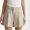 bermuda pinces beige chiaro vita alta women Dondup - 7