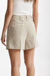 bermuda pinces beige chiaro vita alta women Dondup - 3