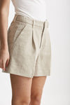 bermuda pinces beige chiaro vita alta women Dondup - 4