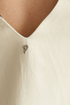 abito girocollo senza maniche panna women Dondup - 3