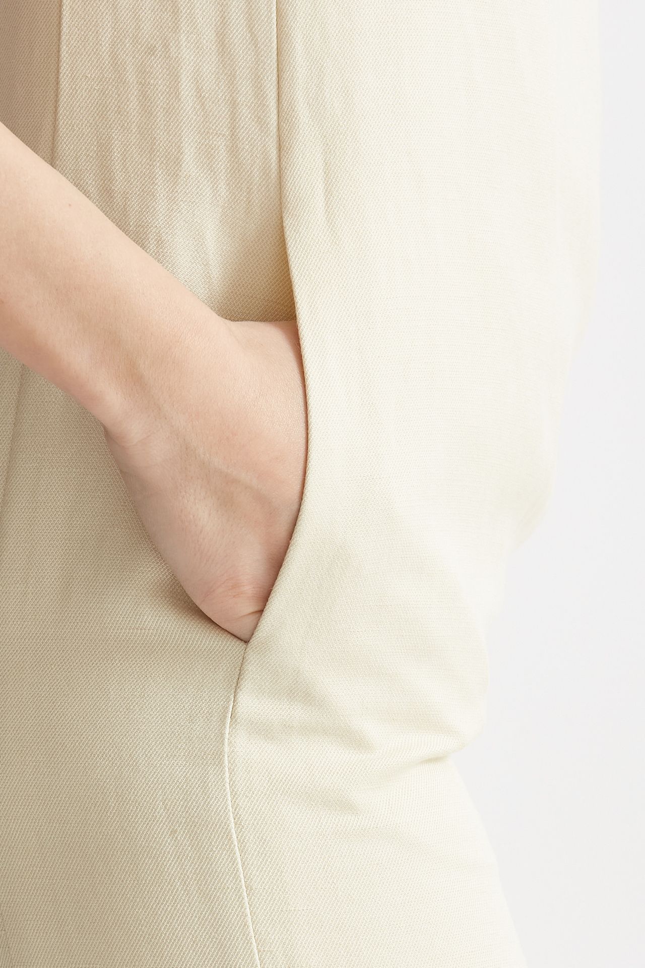abito girocollo senza maniche panna women Dondup - 4