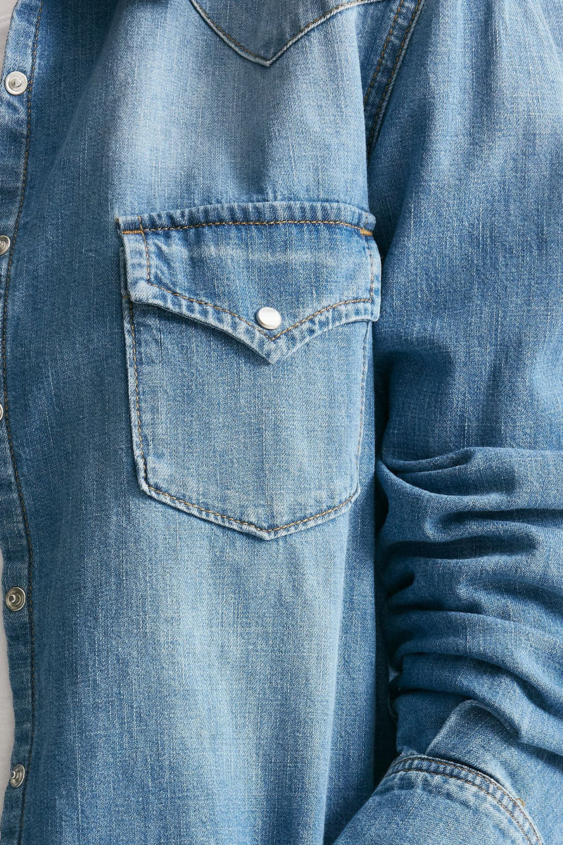 camicia in denim over women Dondup - 6