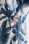 abito lungo in cotone soleil fantasia blu women Elleblue - 7