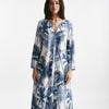 abito lungo in cotone soleil fantasia blu women Elleblue - 8