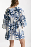abito corto bibi fantasia blu e bianca women Elleblue - 2