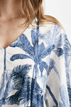abito corto bibi fantasia blu e bianca women Elleblue - 4