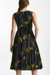 abito smanicato fantasia fondo nero women Elleblue - 3