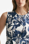 abito smanicato fantasia bianca e blu women Elleblue - 5