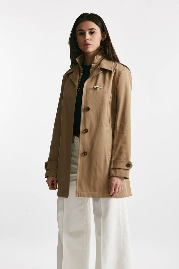 soprabito midi morning coat cammello women Fay