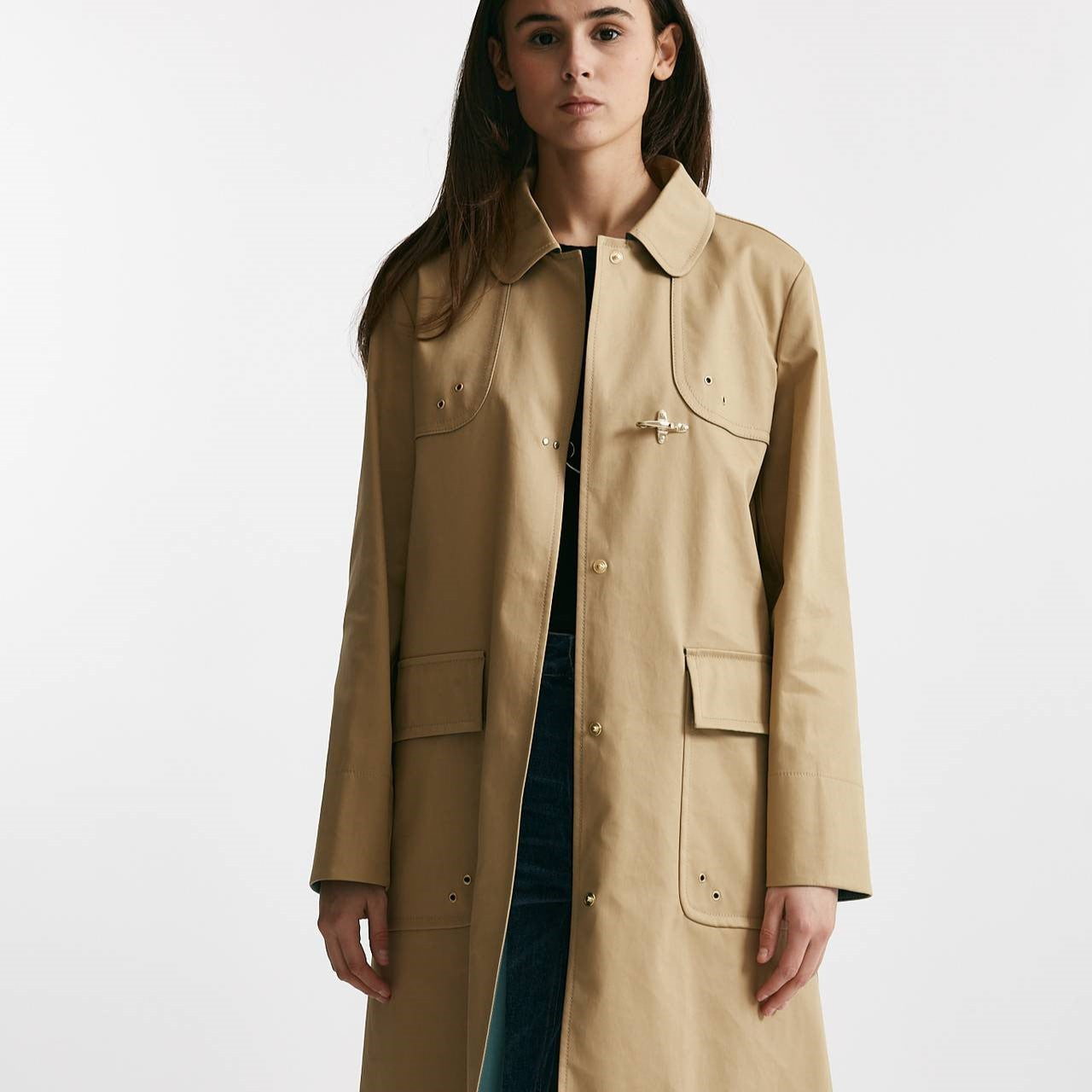 soprabito in cotone colore beige women Fay - 9