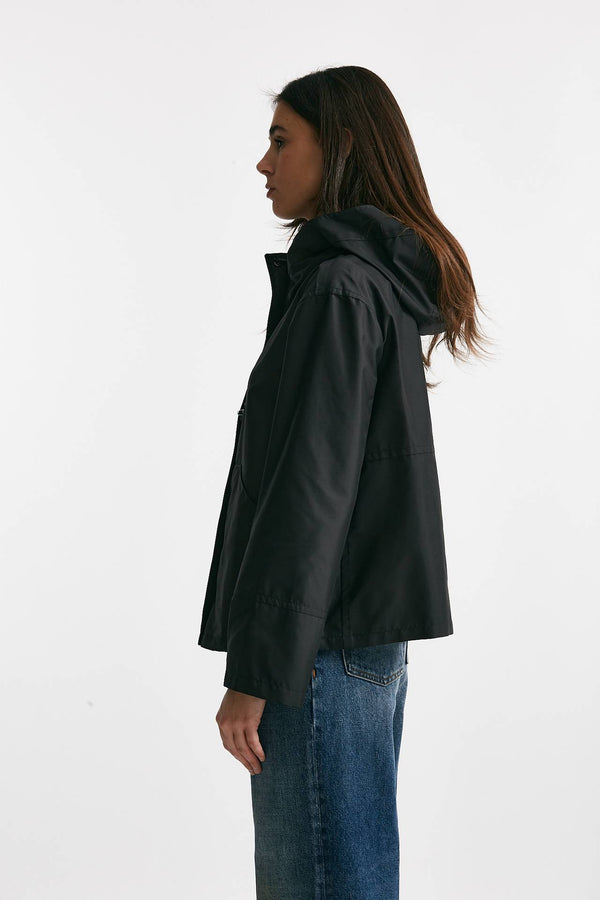 parka corto nero sfoderato women Fay