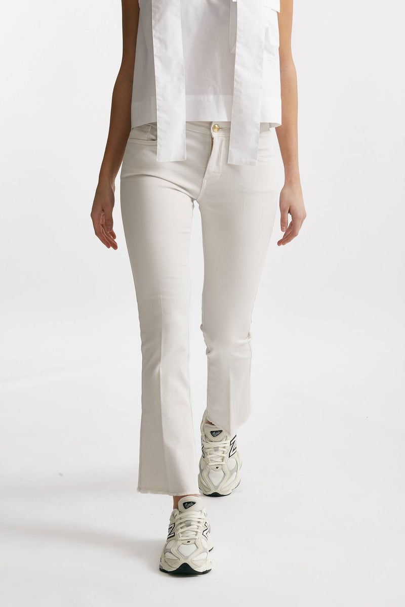 pantalone a trombetta ghiaccio women Fay - 1