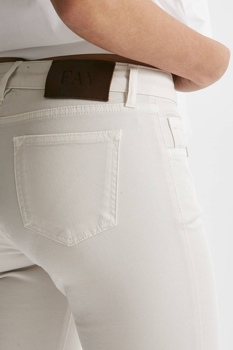 pantalone a trombetta ghiaccio women Fay - 7