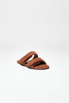 sandalo piatto julianne in suede tabacco women Gia borghini - 3