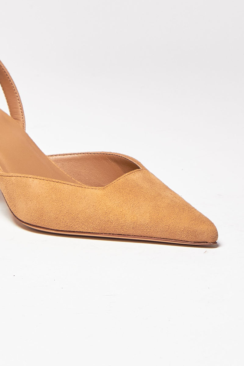 sandalo in pelle octavie kitten cammello women Gia borghini - 6