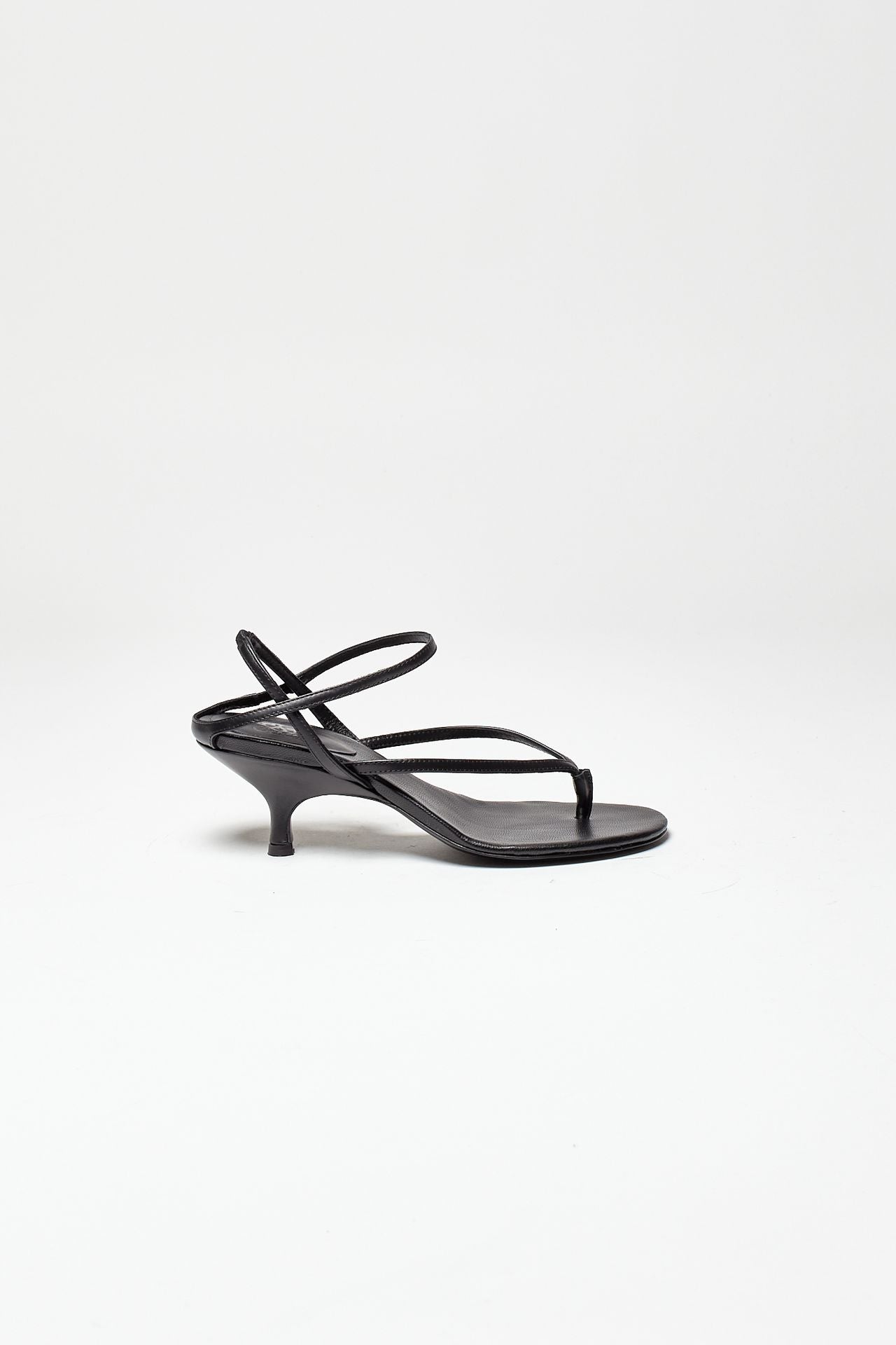 sandalo intrecciato in pelle the thong nero women Gia borghini - 2