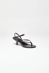 sandalo intrecciato in pelle the thong nero women Gia borghini - 3