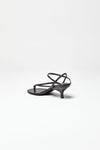 sandalo intrecciato in pelle the thong nero women Gia borghini - 4