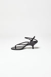 sandalo intrecciato in pelle the thong nero women Gia borghini - 5
