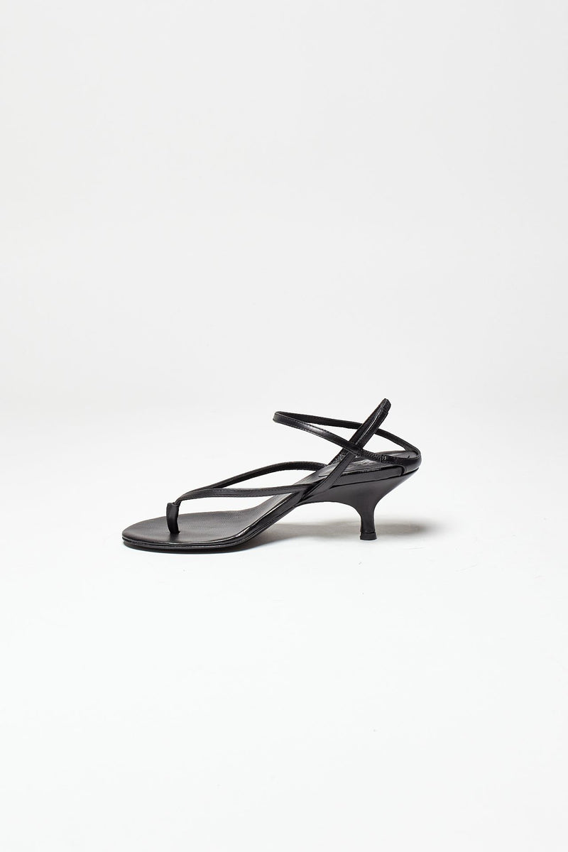 sandalo intrecciato in pelle the thong nero women Gia borghini - 5