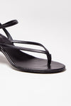 sandalo intrecciato in pelle the thong nero women Gia borghini - 1