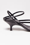 sandalo intrecciato in pelle the thong nero women Gia borghini - 6