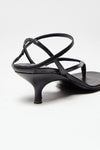 sandalo intrecciato in pelle the thong nero women Gia borghini - 7