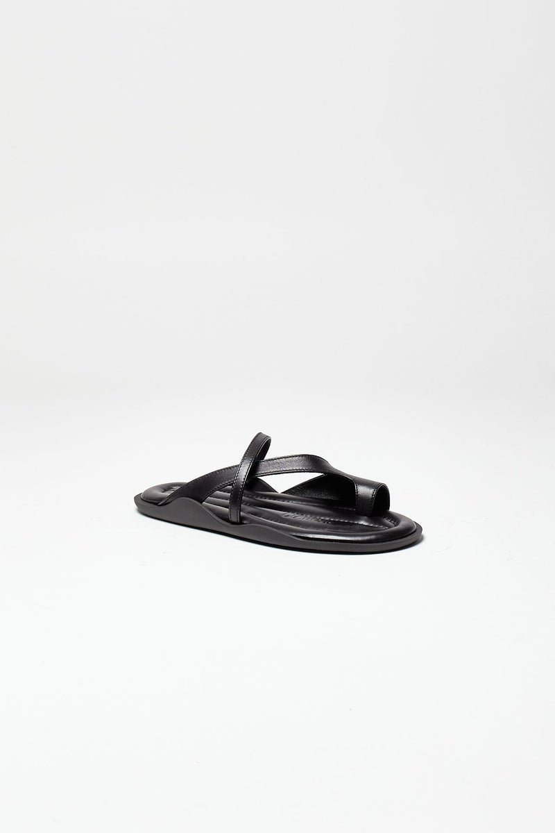 sandalo riley in pelle nero women Gia borghini - 3