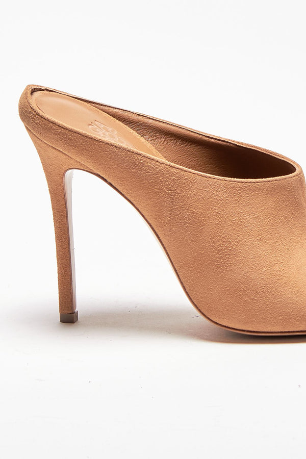 mules keira in suede cammello women Gia borghini